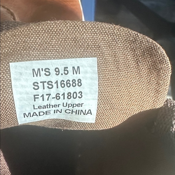 Sperry Men's Brown Leather Sneakers size 9.5m - Picture 3 of 12